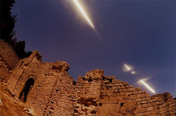 A Lunar Eclipse Over Time
