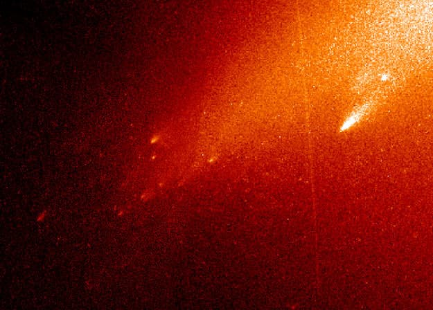 Comet LINEAR Disperses