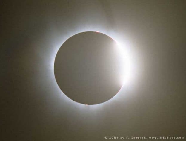 Diamond Ring in the Sun