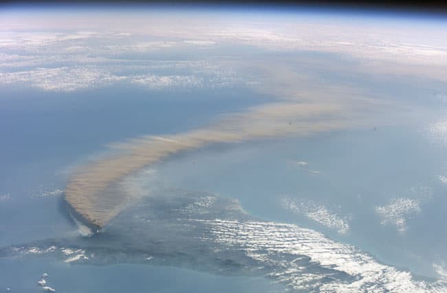 Mt. Etna Eruption Plume