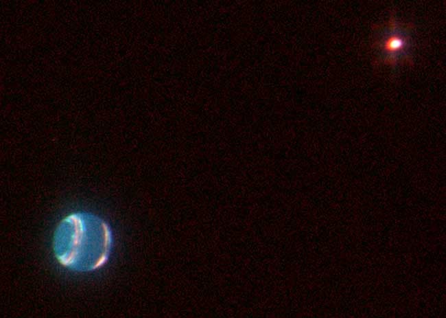Neptune and Triton from Palomar
