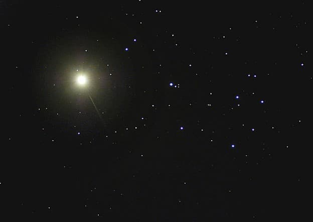 Venus and the Pleiades