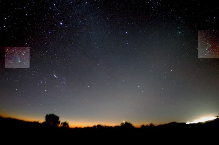 Two Comets in Southern Skies