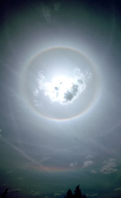 Solar Arcs and Halos