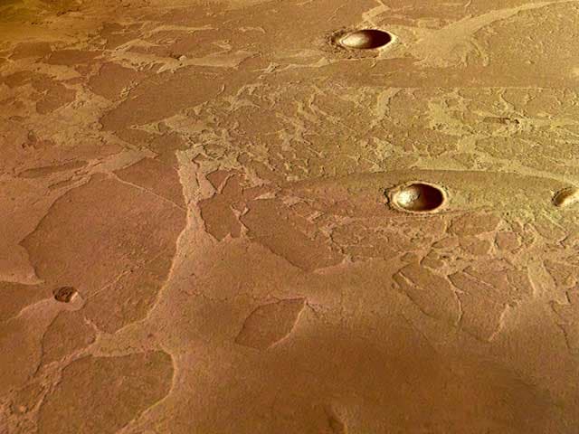 Unusual Plates on Mars