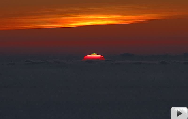 Movie: A Green Flash Over Italy