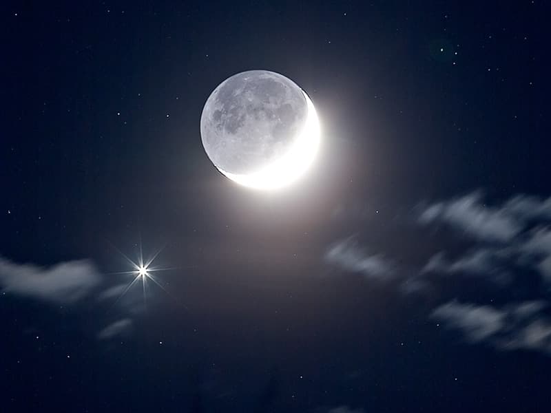 Venus Near the Moon
