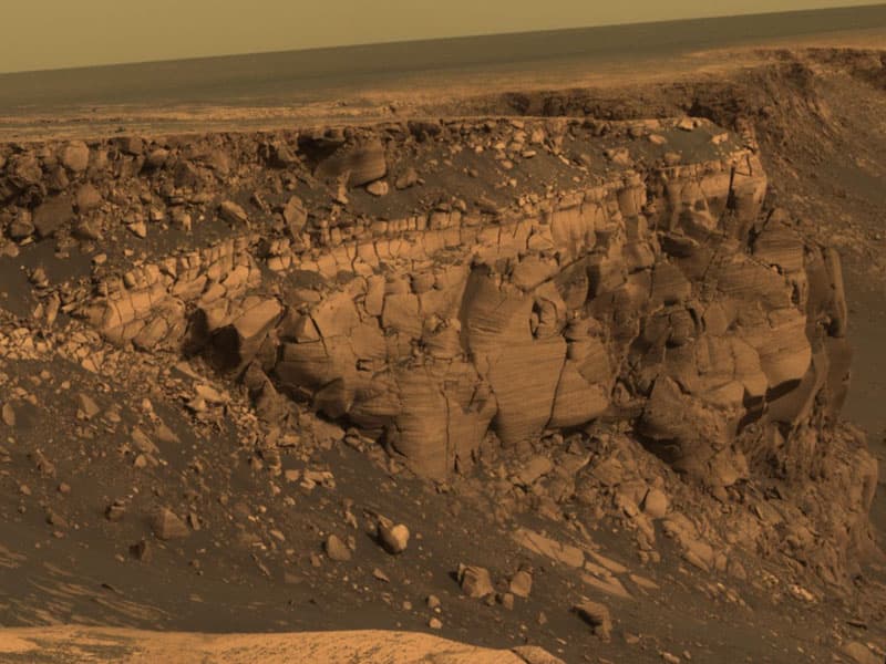 At the Edge of Victoria Crater