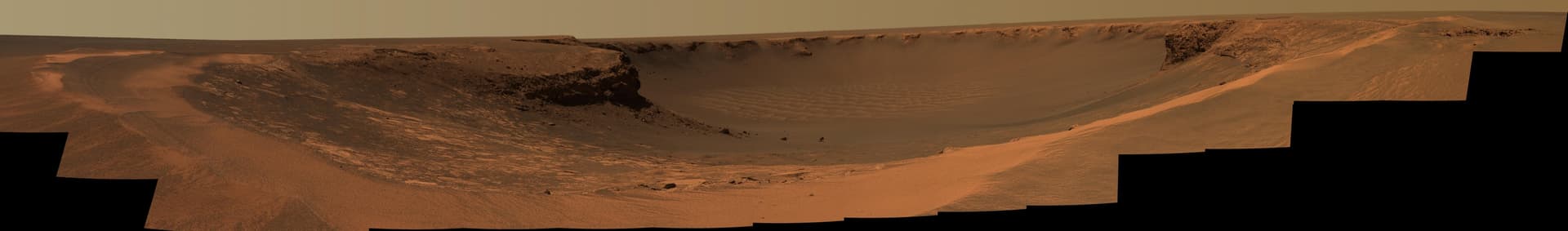 Victoria Crater on Mars