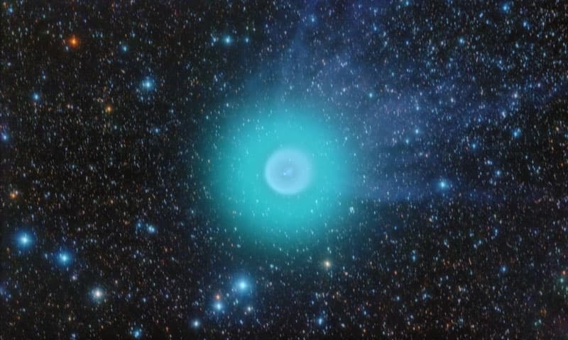 Comet Holmes Grows a Tail