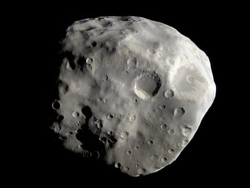 Saturn's Moon Epimetheus from the Cassini Spacecraft
