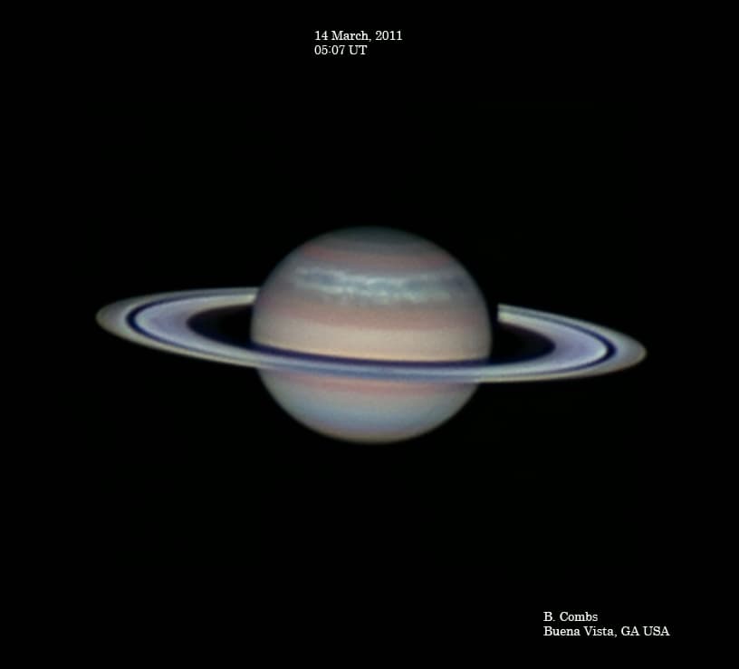 Saturn's Serpent Storm