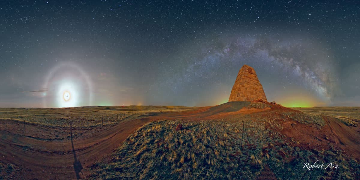 Geometer's Playground Over Wyoming