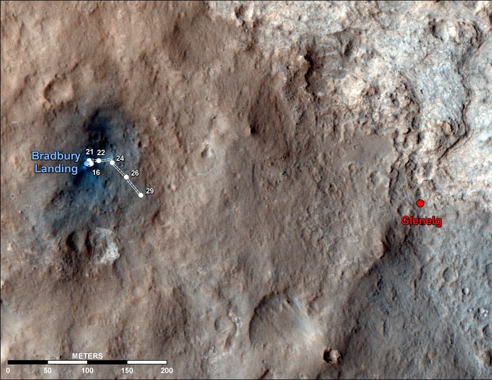 Curiosity on the Move
