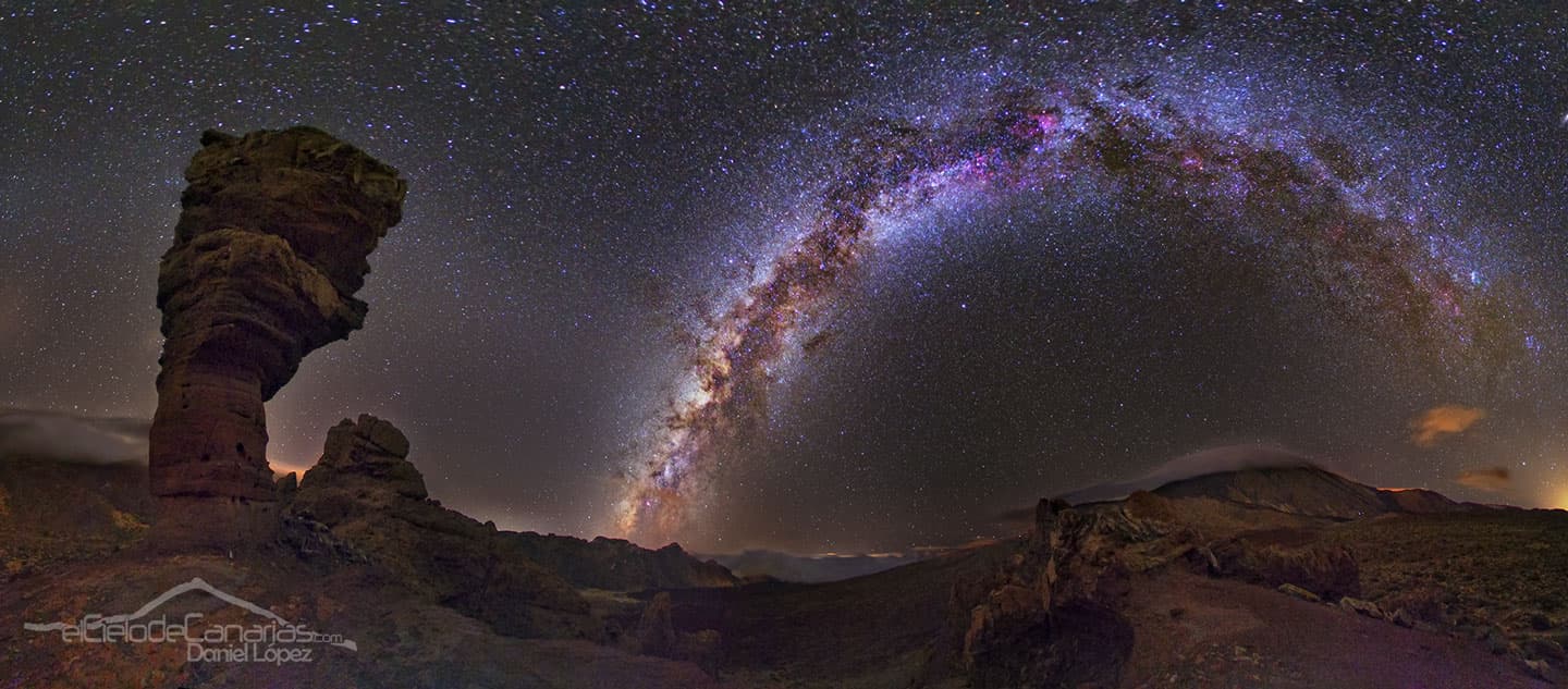 Milky Way and Stone Tree
