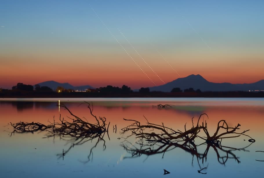 Four Planet Sunset