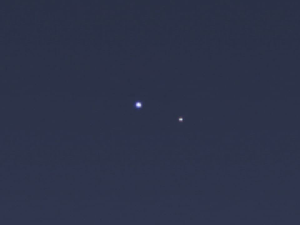 Earth and Moon from Saturn