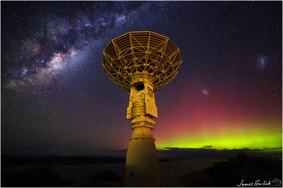 Satellite Station and Southern Skies