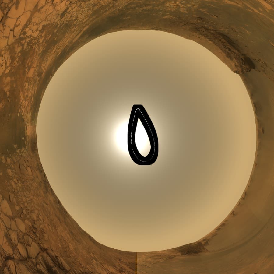 Opportunity's Mars Analemma