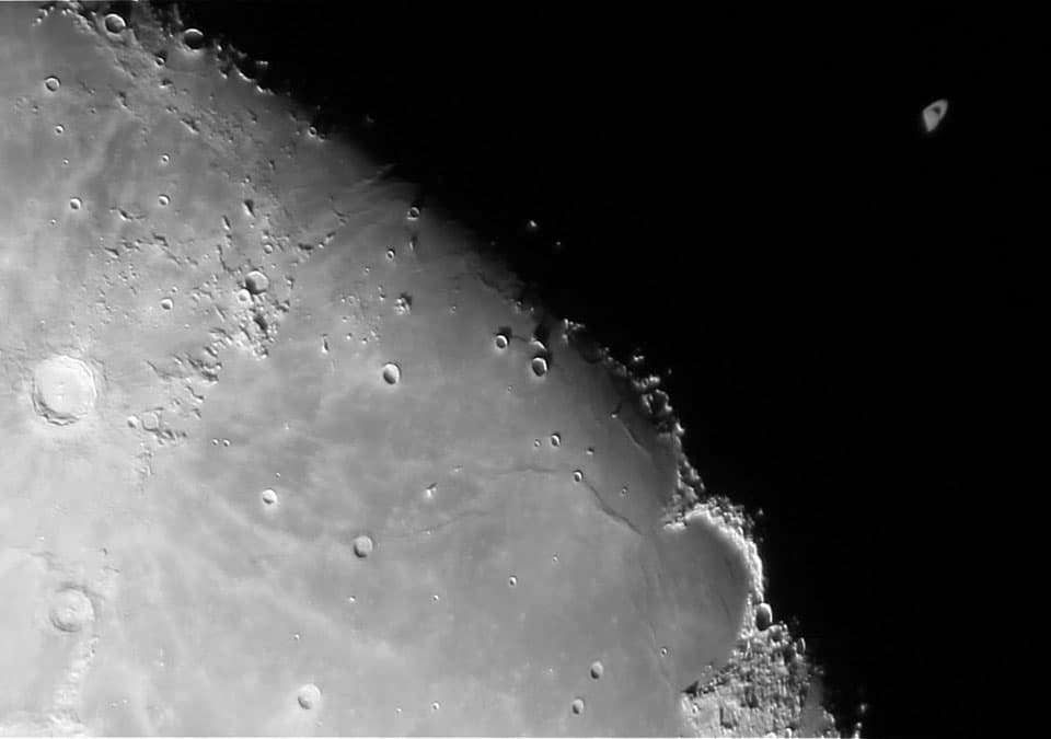 The Moon Eclipses Saturn