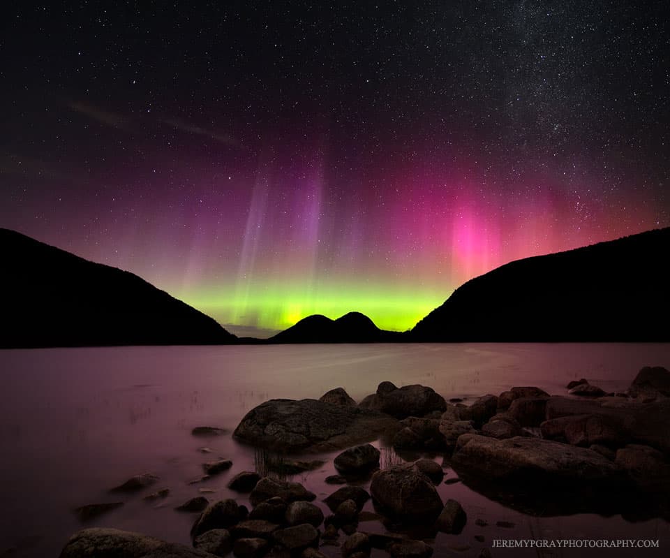 Aurora over Maine