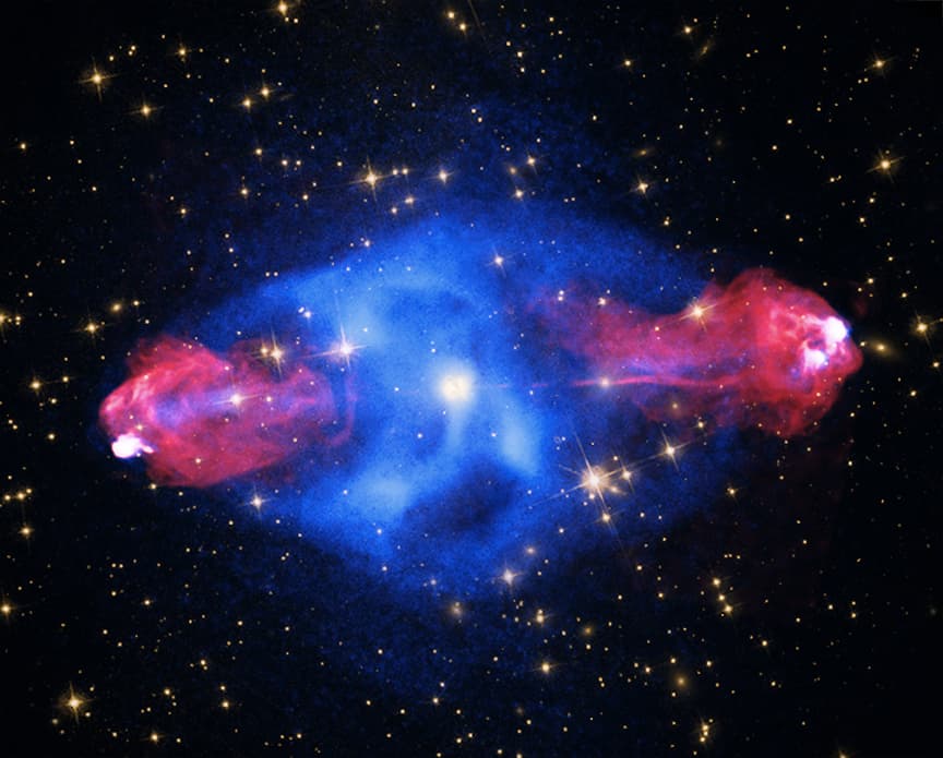 Light from Cygnus A