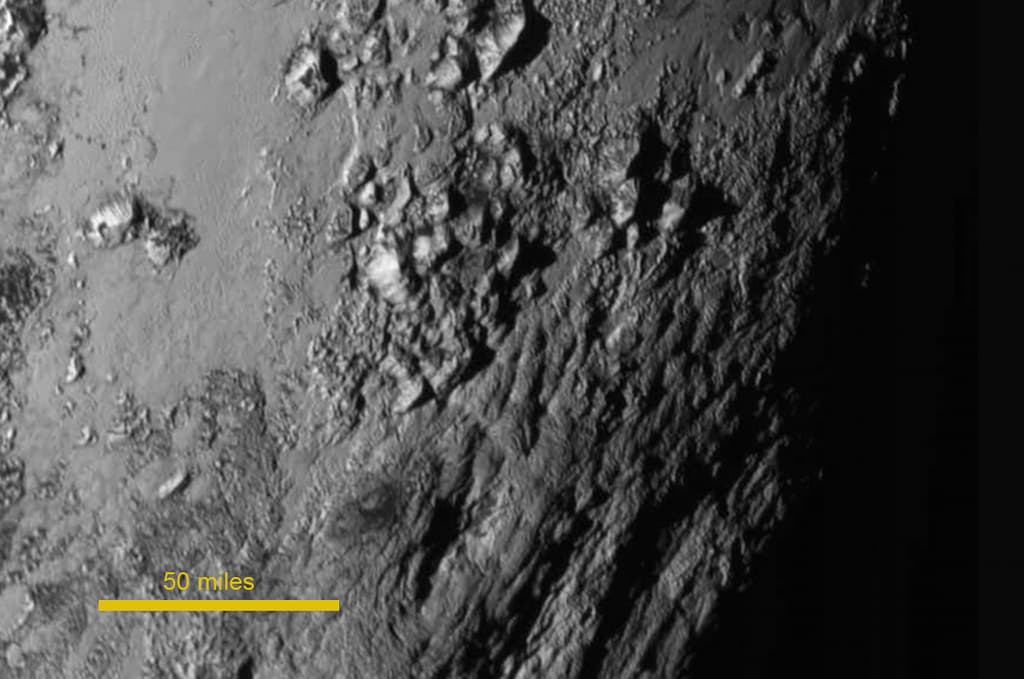 50 Miles on Pluto