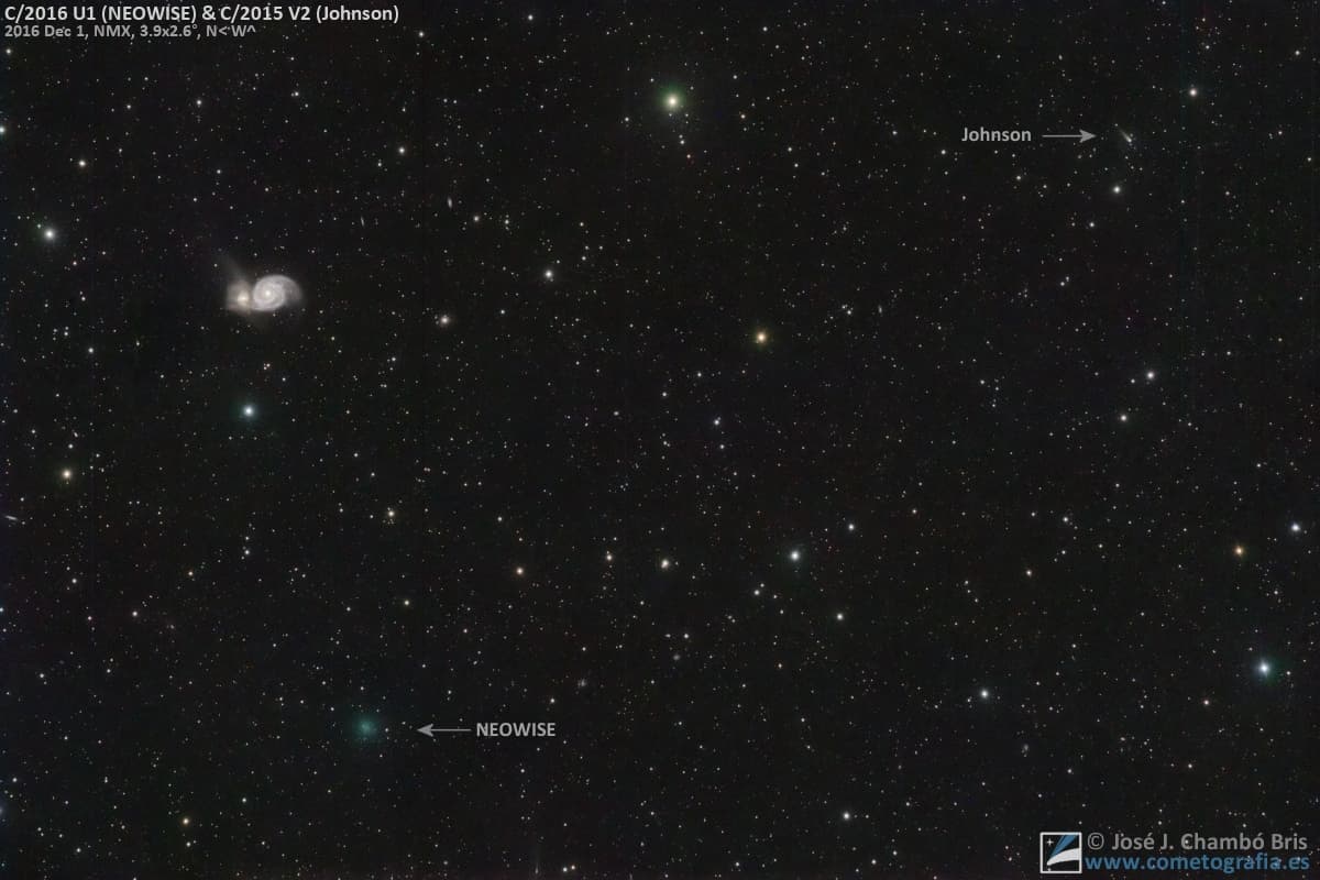 Whirlpool with Comets