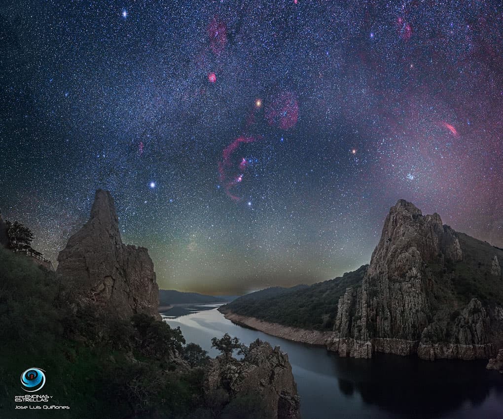 A Dark Winter Sky over Monfrag�e National Park in Spain
