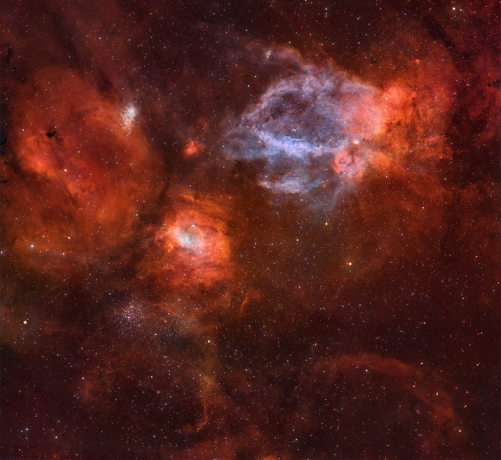 NGC 7635: Bubble in a Cosmic Sea