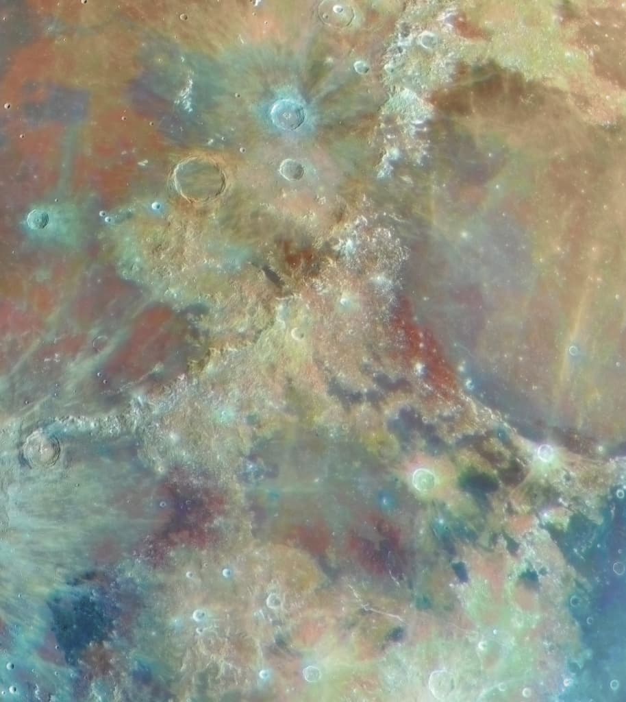 A Colourful Moon