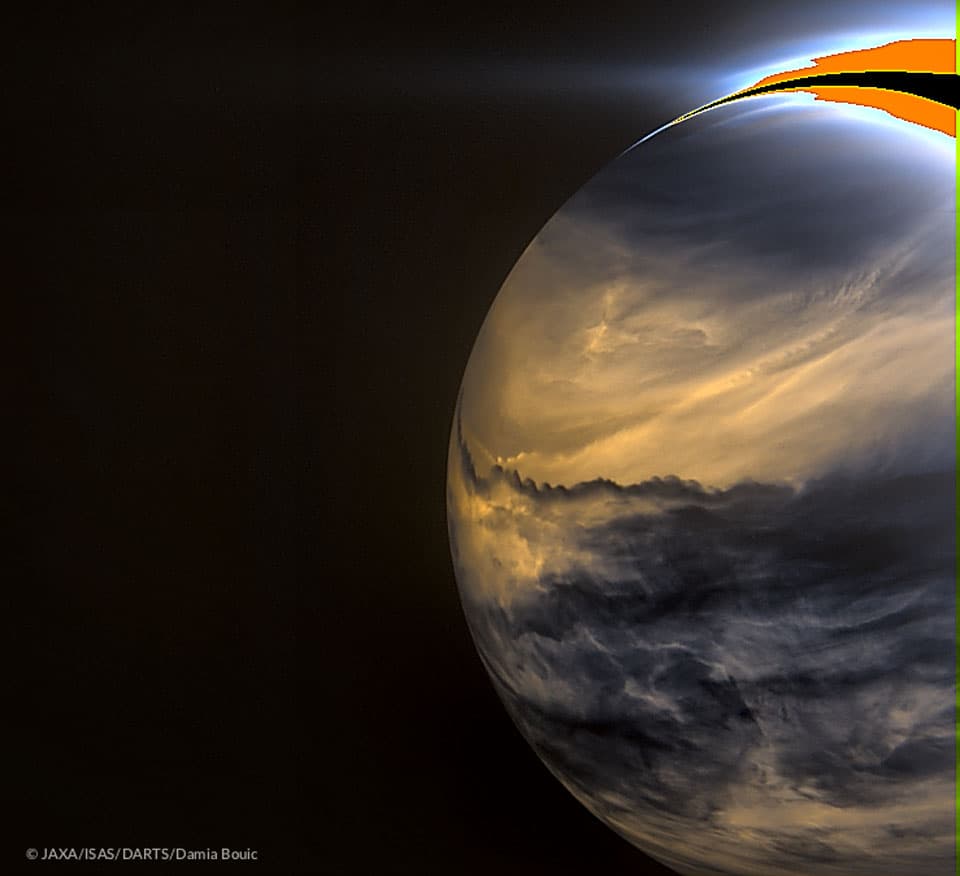Venus at Night in Infrared from Akatsuki
