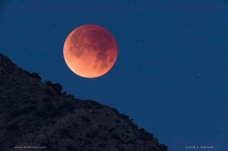 Moonset Eclipse