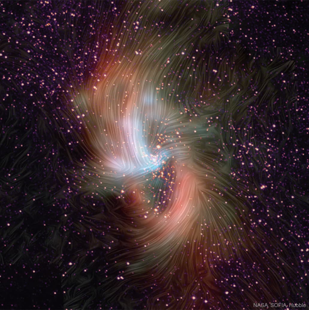 Our Galaxy's Magnetic Center