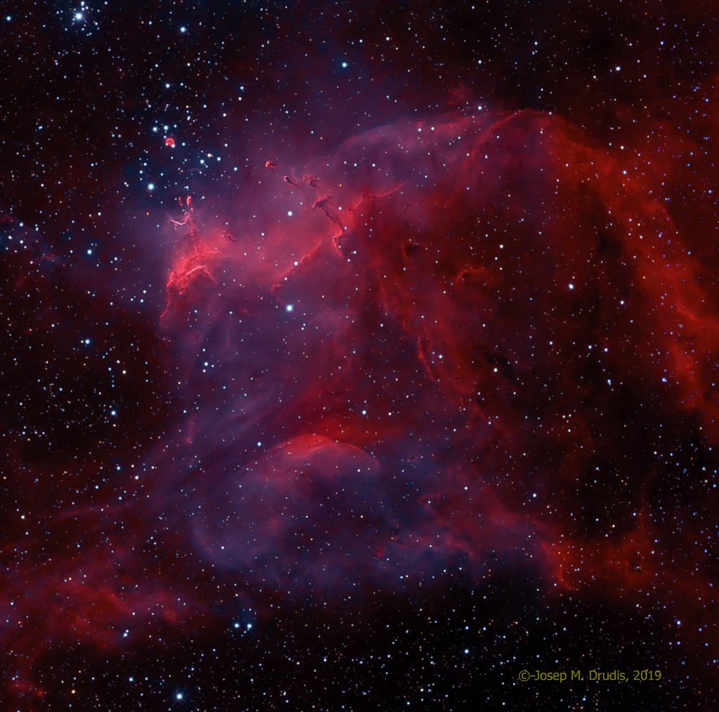 NGC 3572 and the Southern Tadpoles