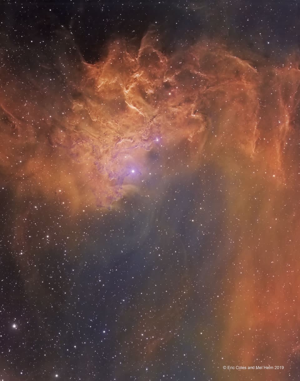 IC 405: The Flaming Star Nebula
