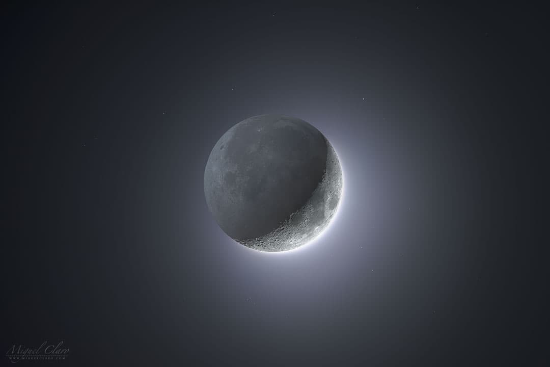 Crescent Moon HDR