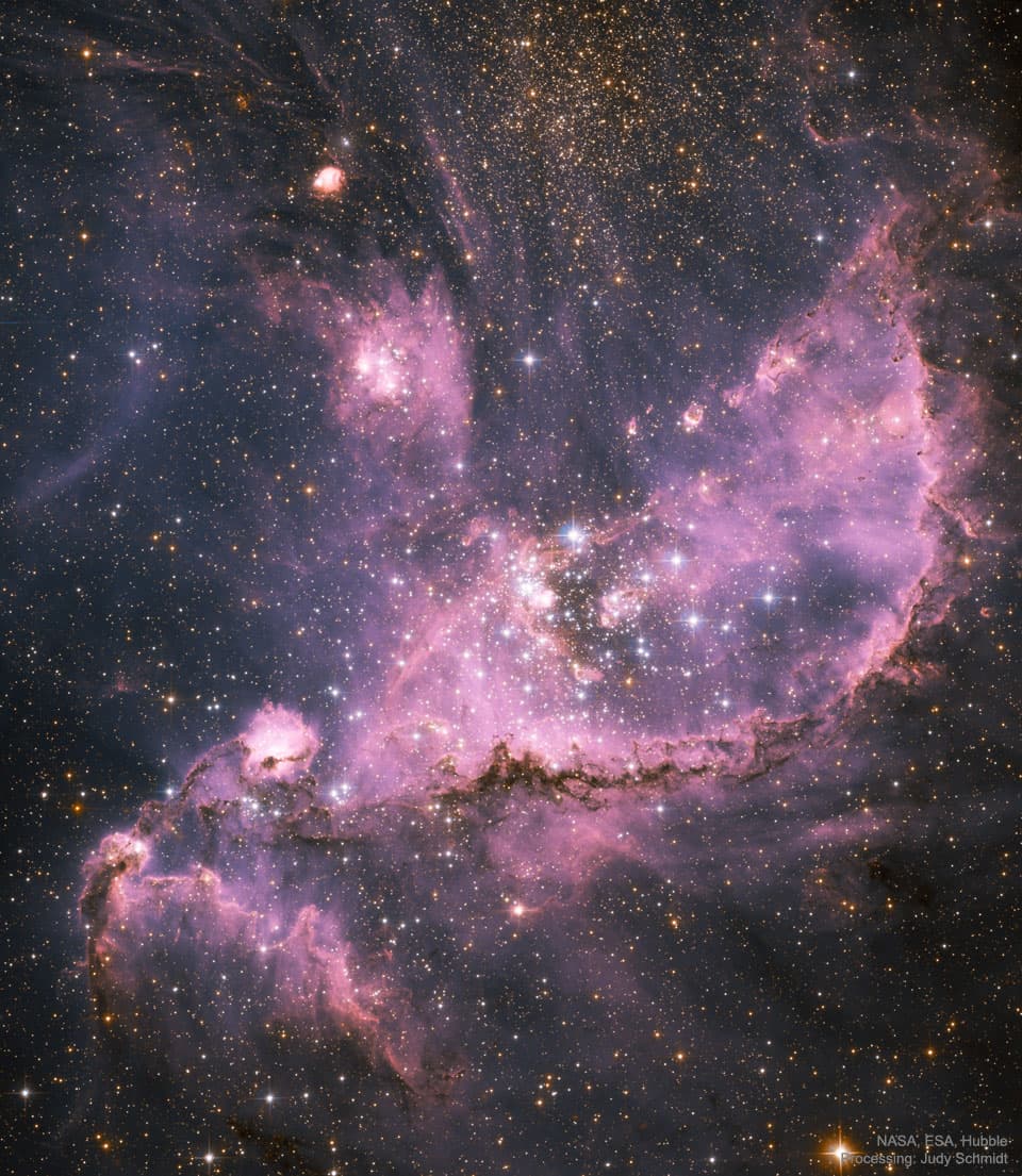 NGC 346: Star Forming Cluster in the SMC