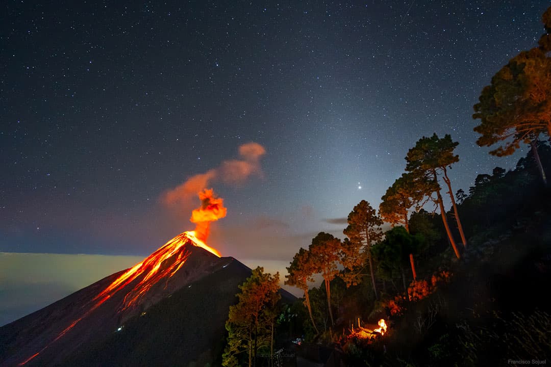 A Volcanic Great Conjunction