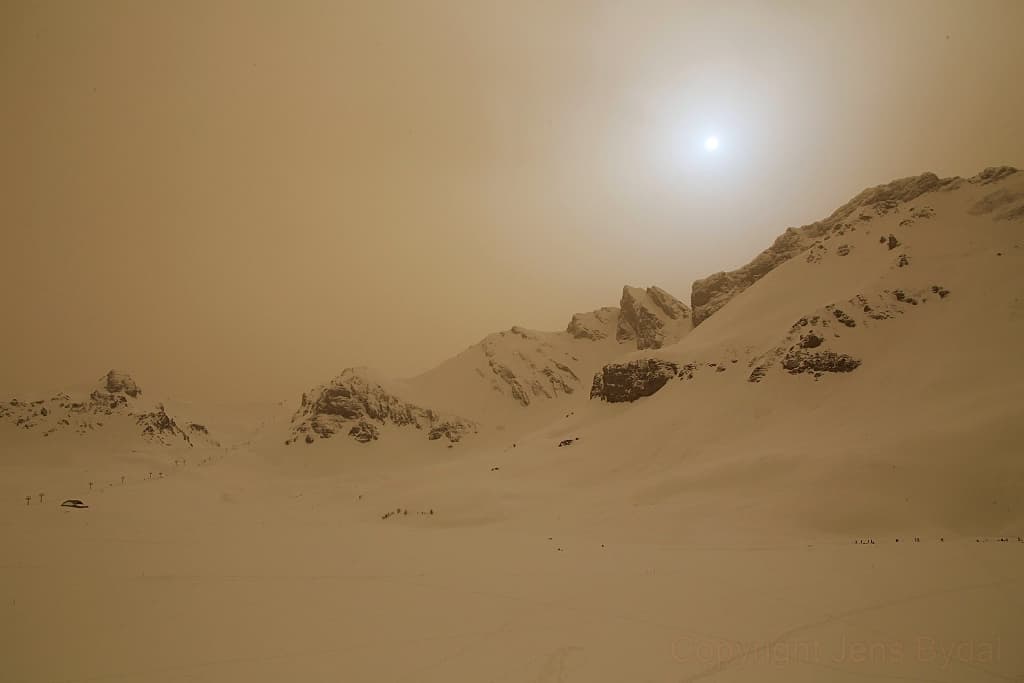 Swiss Alps, Martian Sky