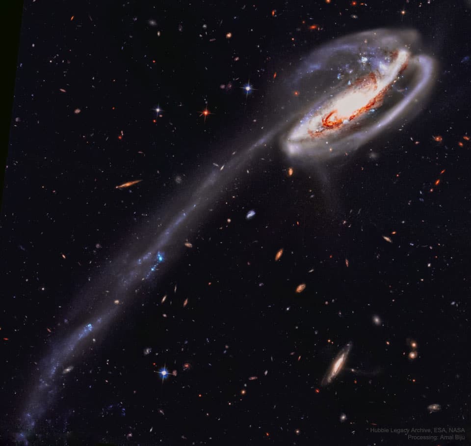 The Tadpole Galaxy from Hubble