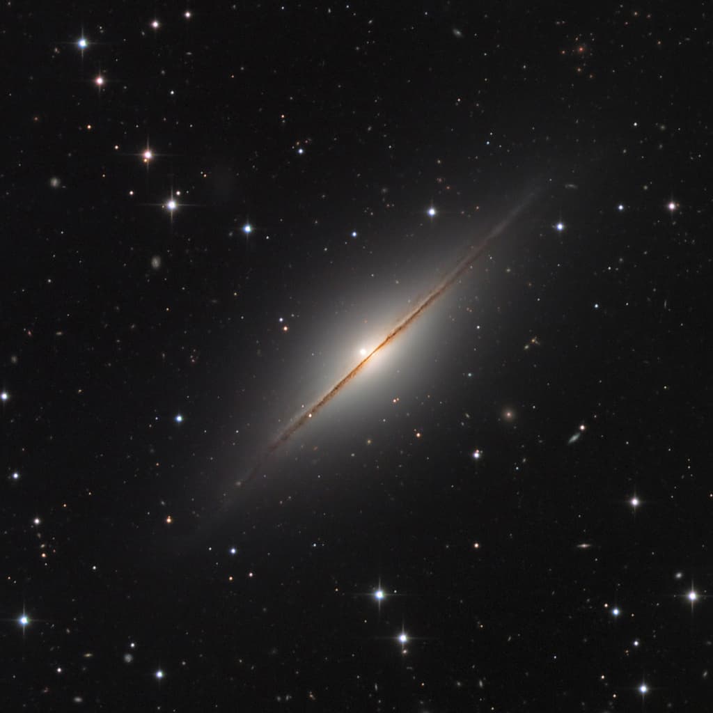NGC 7814: Little Sombrero with Supernova