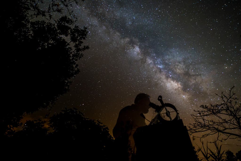 Along the Milky Way