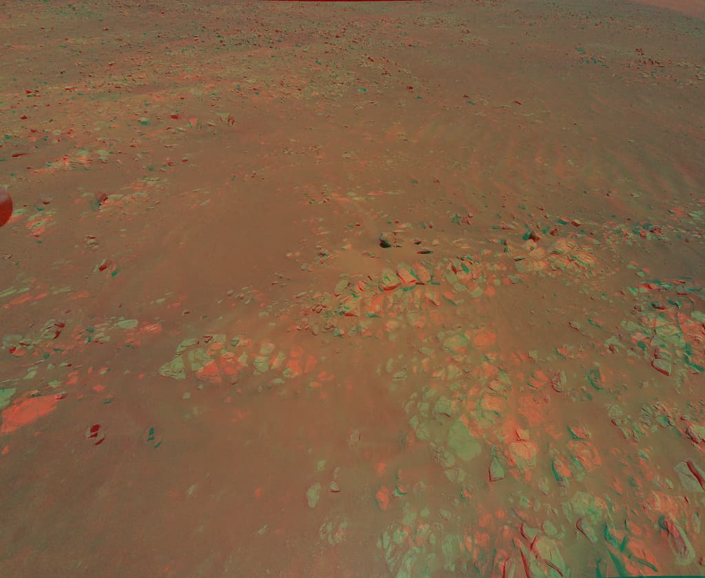 Jezero Crater: Raised Ridges in 3D