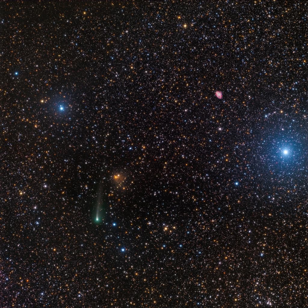 A Comet and a Crab