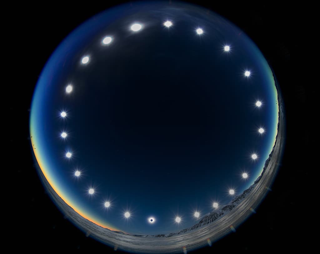 Eclipse on a Polar Day