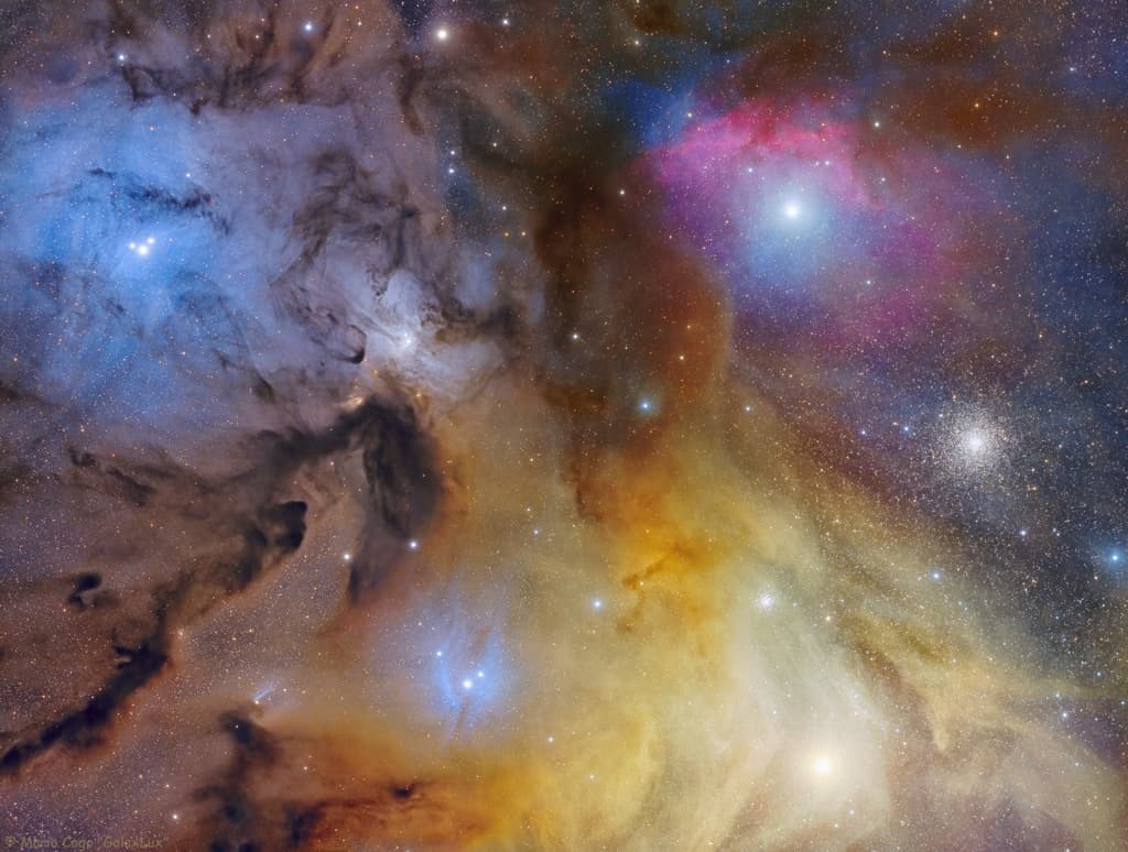 Stars, Dust, and Gas Near Antares