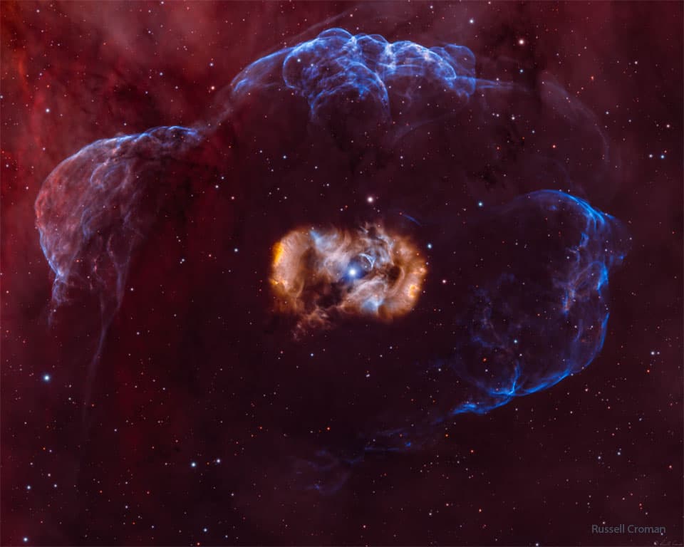 NGC 6164: Dragon's Egg Nebula and Halo