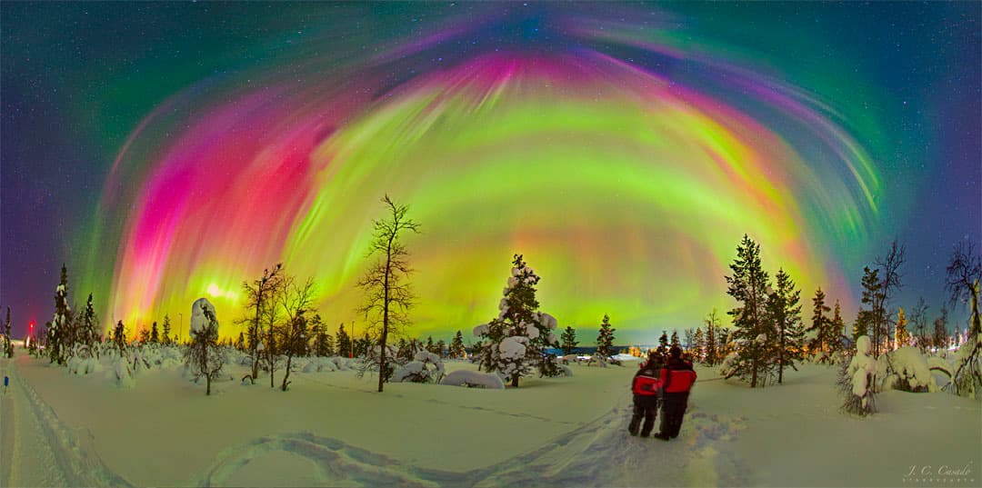 Auroral Storm over Lapland