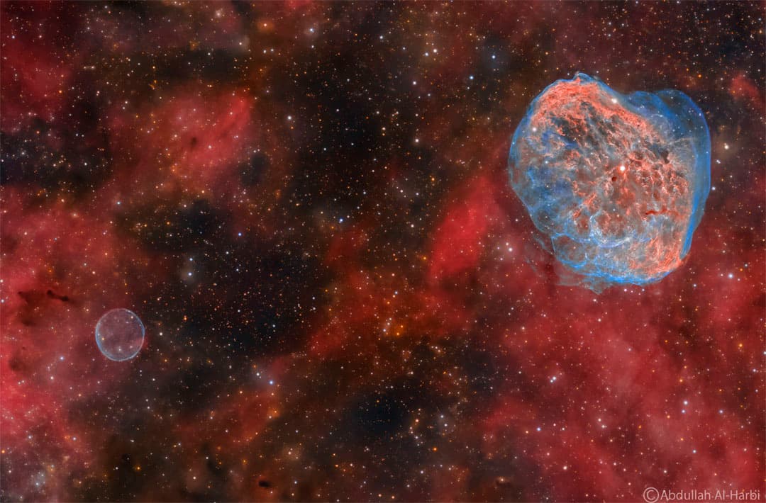 Cygnus: Bubble and Crescent